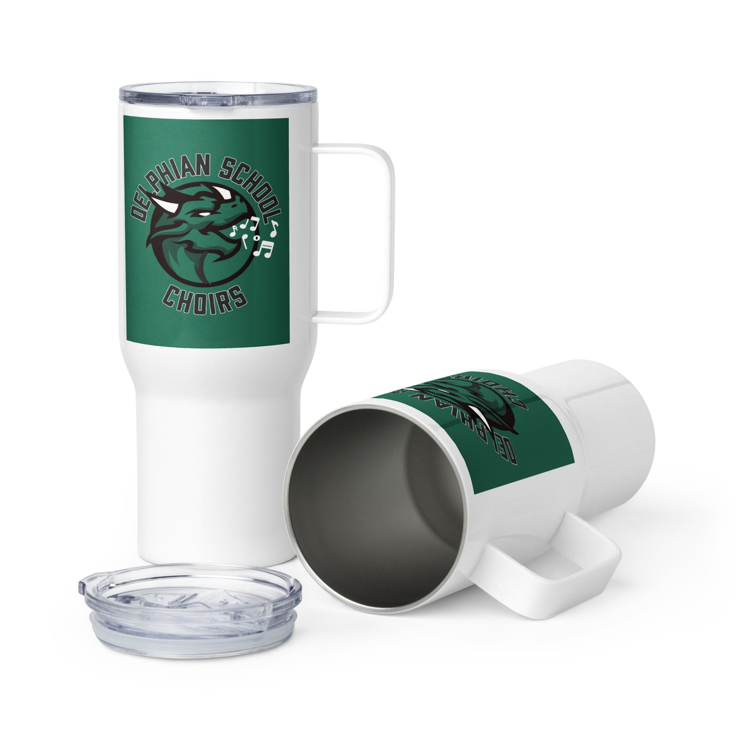 Choirs travel mug with a handle