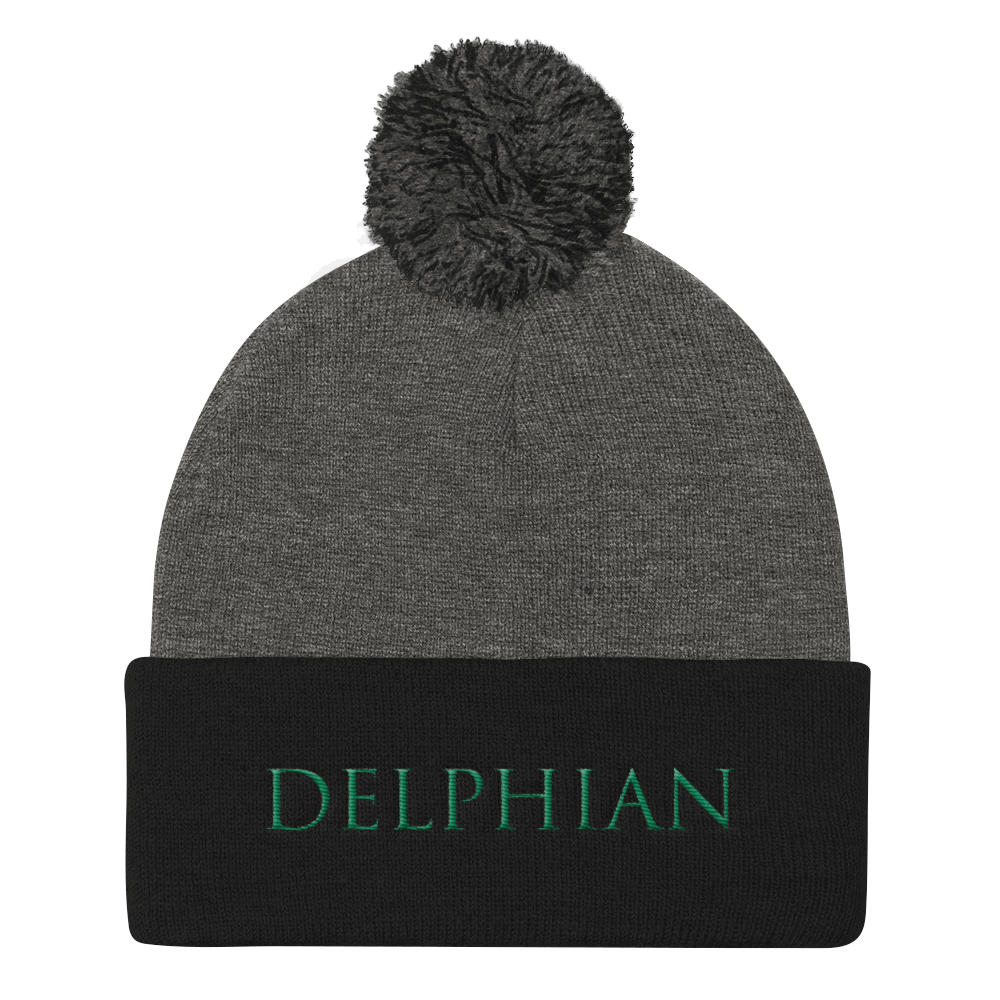 Pom Pom Knit Cap
