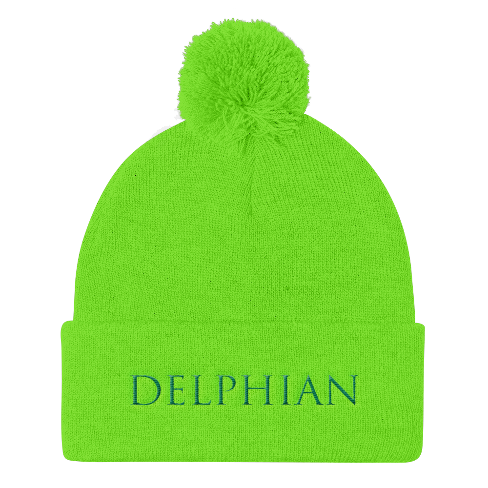 Pom Pom Knit Cap