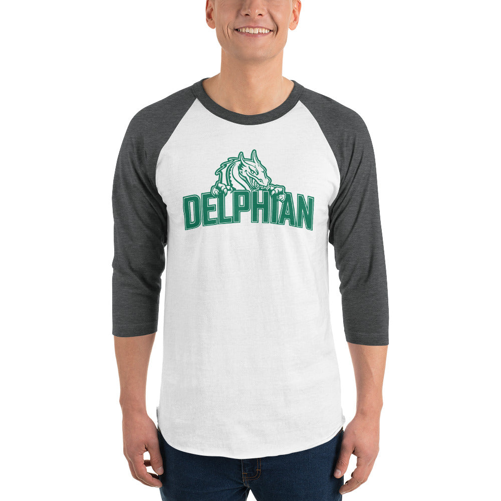 Dragon 3/4 sleeve raglan shirt