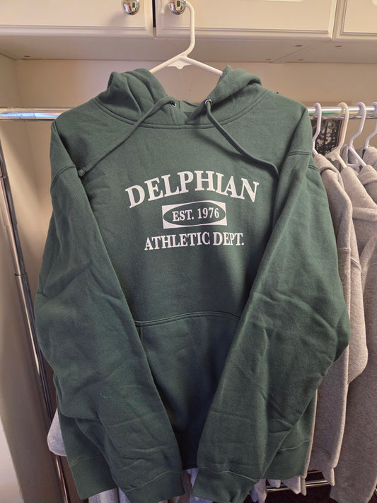 Delphian - Athletics Unisex Hoodie Green