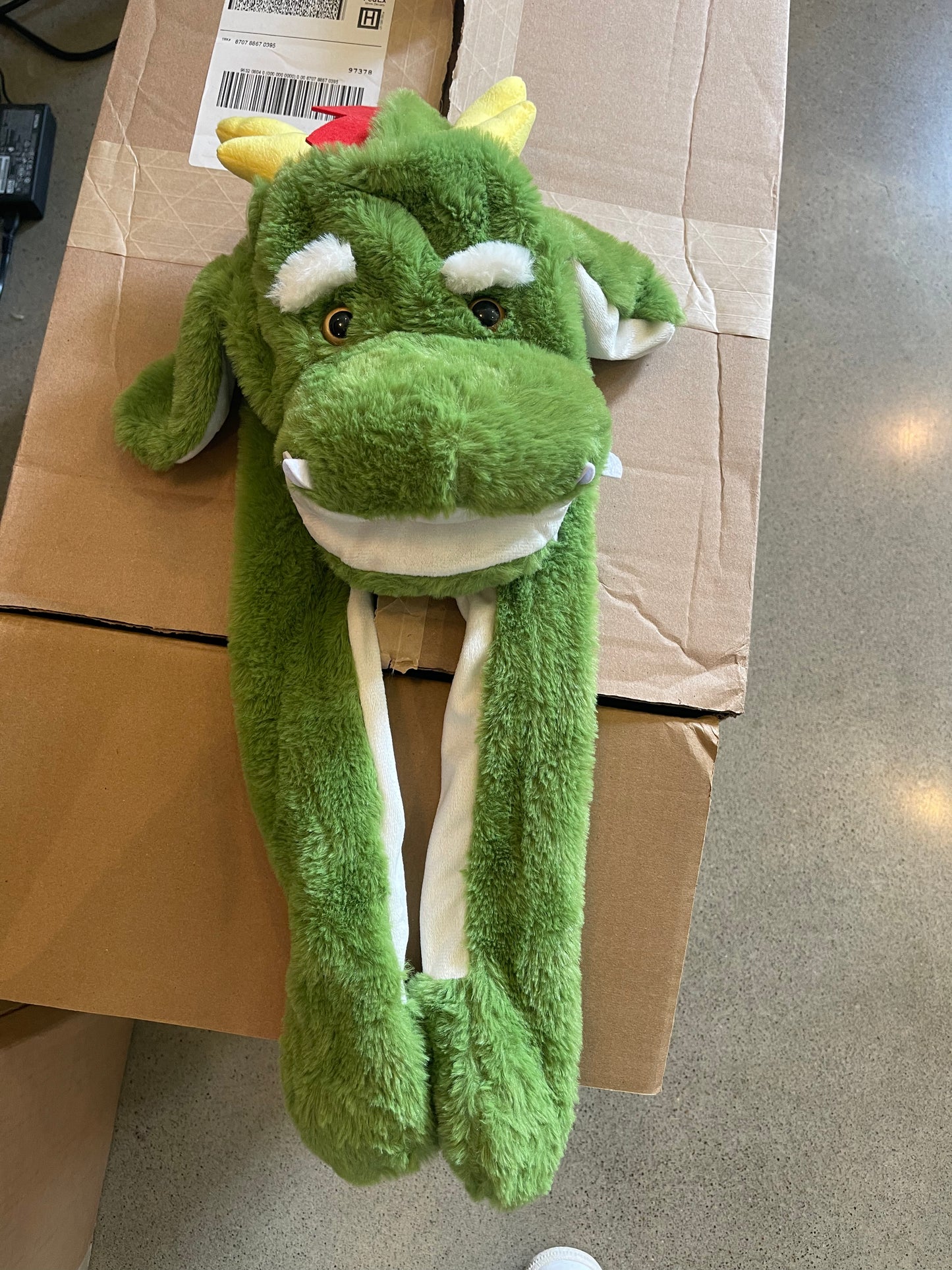 Plushy Dragon Hat