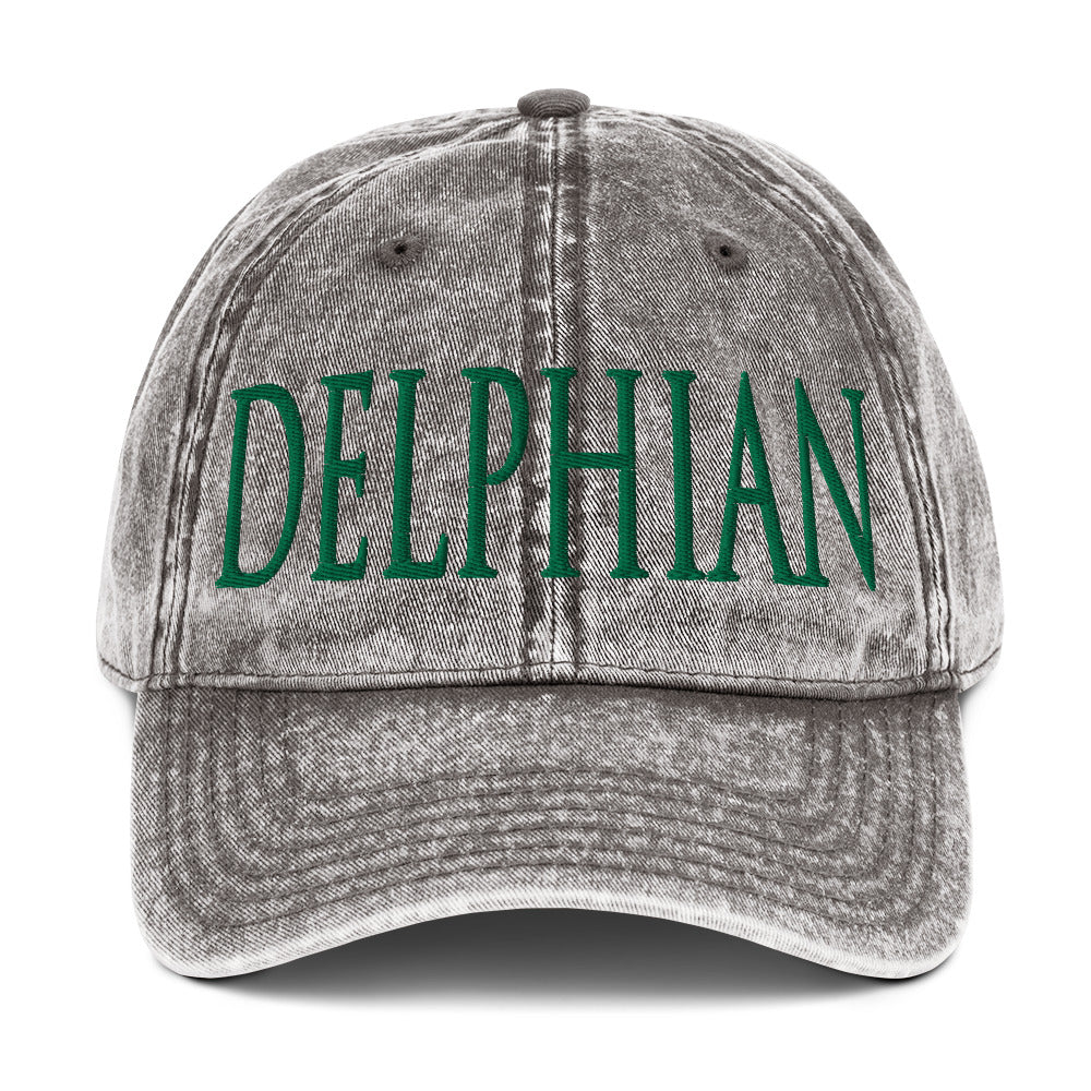 Delphian - Vintage Cotton Twill Cap