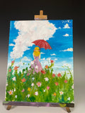 Summer - Original Student Painting On Canvas
