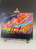 Sunset - Original Student Painting On Canvas