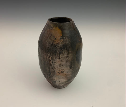 Trash Can Fire Vase - Original Student Made Ceramic Vase