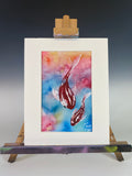 Koi Fish - Original Student Watercolor Painting