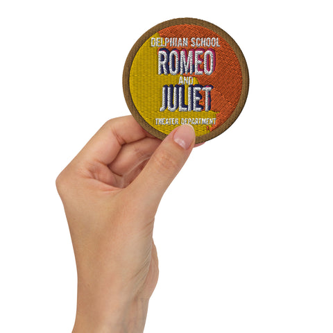 Romeo & Juliet - Upper School Parents Weekend Play 2023 - Embroidered patches