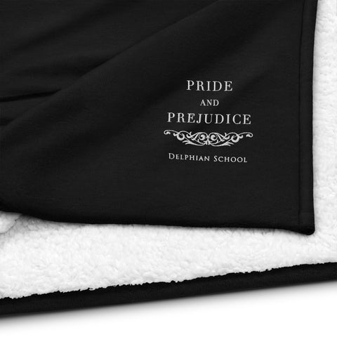 Pride and Prejudice sherpa blanket