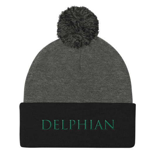 Pom Pom Knit Cap