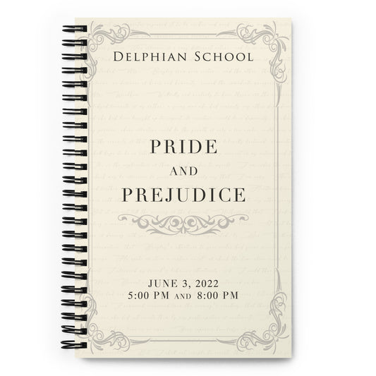 Pride and Prejudice Spiral notebook